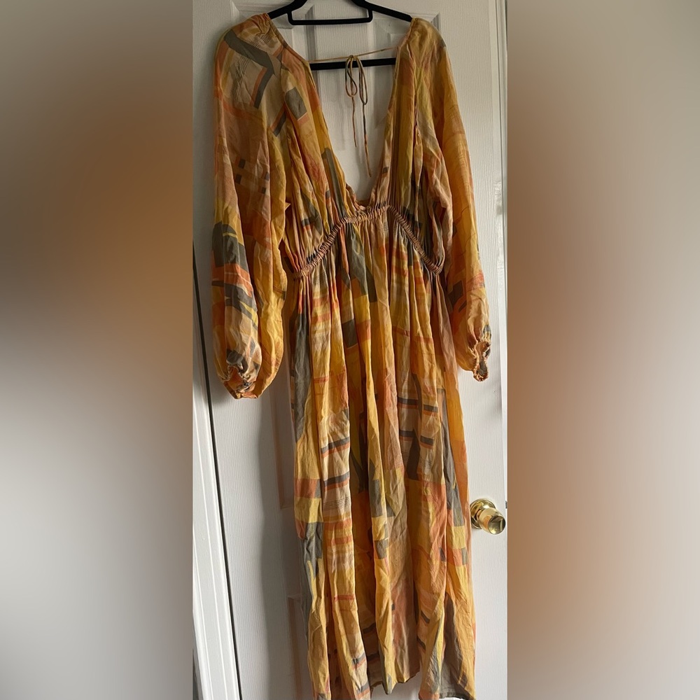 Kantha Bae rasgula silk dress. ONE OF A KIND
